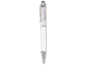Altitude Allure Stylus Ball Pen-Solid White