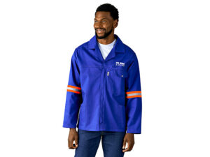 Artisan Premium 100 Percent Cotton Jacket-Reflective Arms-Orange Tape
