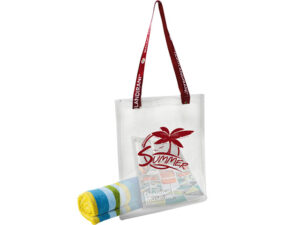 Athena Pvc Beach Bag With Handles
