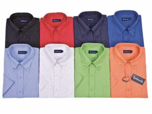 Cotton Rich Fibre Dyed Stripe Mens Shirt