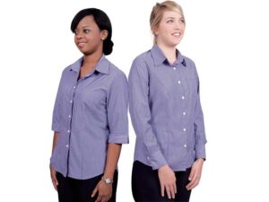 Cotton Rich Fibre Dyed Stripes Ladies Wendy Blouse