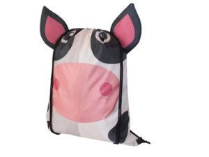 Cow Drawstring Bag