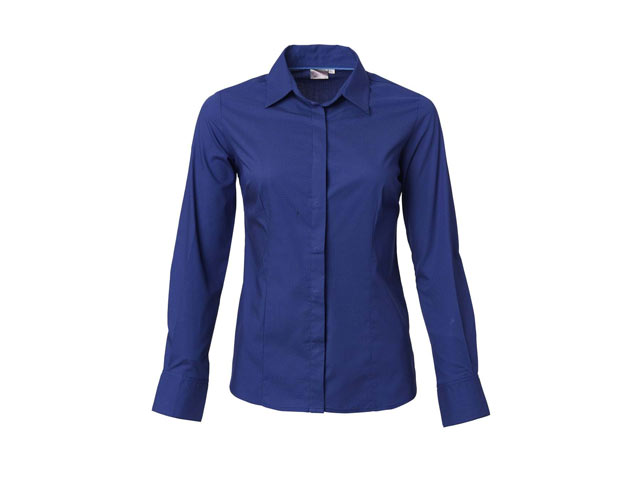 Cp2 Ladies Regent Long Sleeve Micro Pin Dot Print Blouse - Image 3