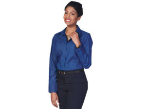 Cp2 Ladies Regent Long Sleeve Micro Pin Dot Print Blouse
