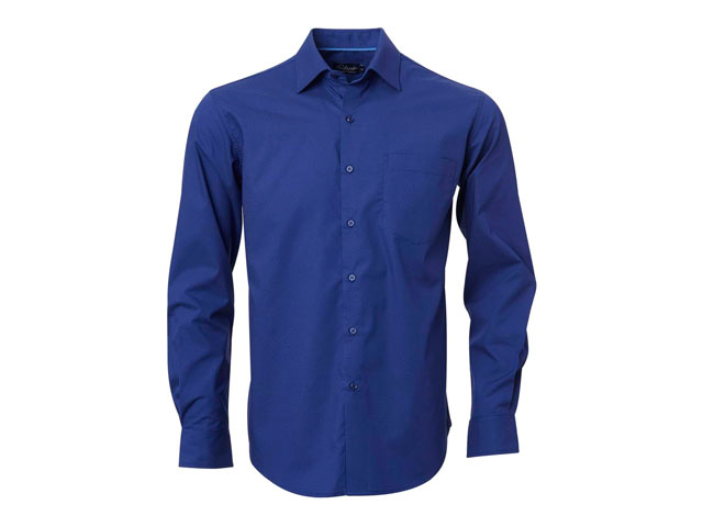 Cp2 Mens Regent Long Sleeve Micro Pin Dot Print Shirt - Image 3