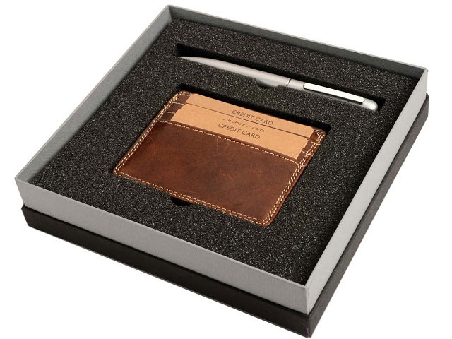 Credit Card Holder And Pen Set