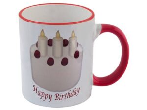 Emoji Happy Birthday - Sublimation Mug