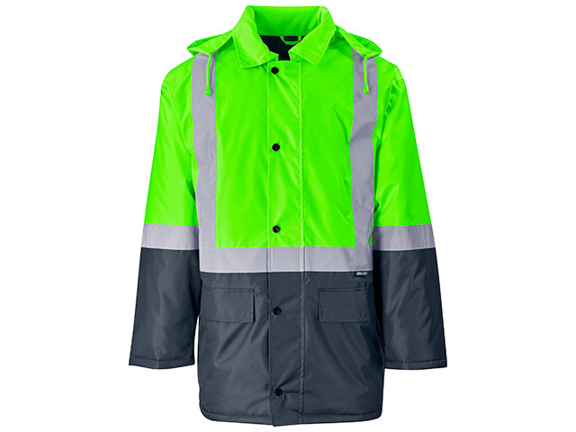 Hazard Padded Two-Tone Hi-Viz Reflective Jacket - Image 2