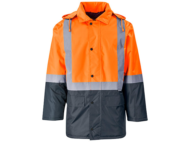 Hazard Padded Two-Tone Hi-Viz Reflective Jacket - Image 3