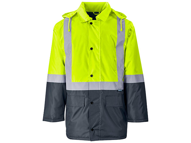 Hazard Padded Two-Tone Hi-Viz Reflective Jacket - Image 4