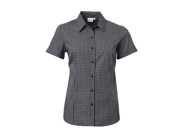 K233 Ladies Heath Short Sleeve Sleeve Amber Blouse - Image 4
