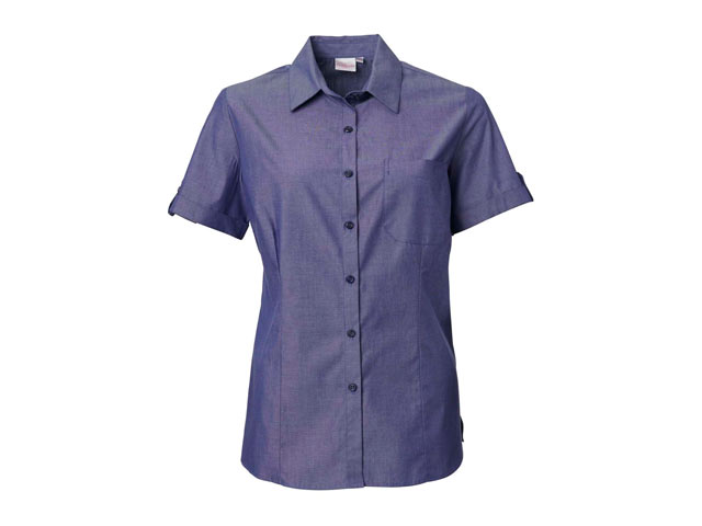 K238 Ladies Avery Short Sleeve Claudia Blouse - Image 3