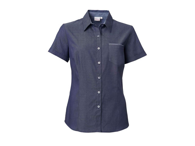 K243 Ladies Miller Short Sleeve Kendra Blouse - Image 3