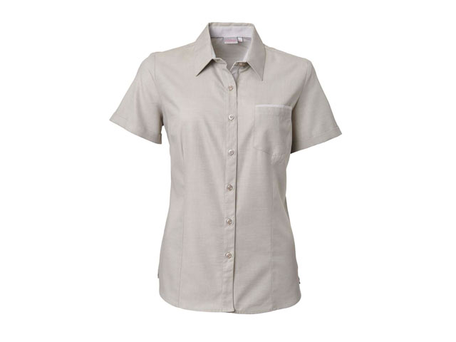 K243 Ladies Miller Short Sleeve Kendra Blouse - Image 4