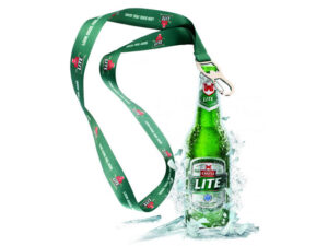 Key Fob Satin Bottle Opener Keyring Holder