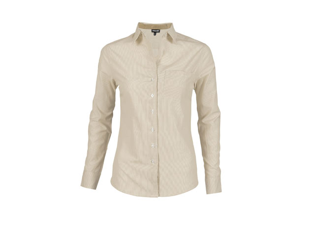 Ladies Long Sleeve Lisbon Shirt - Image 2