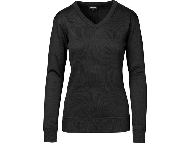 Ladies Long Sleeve Peru V-Neck Jersey - Image 4