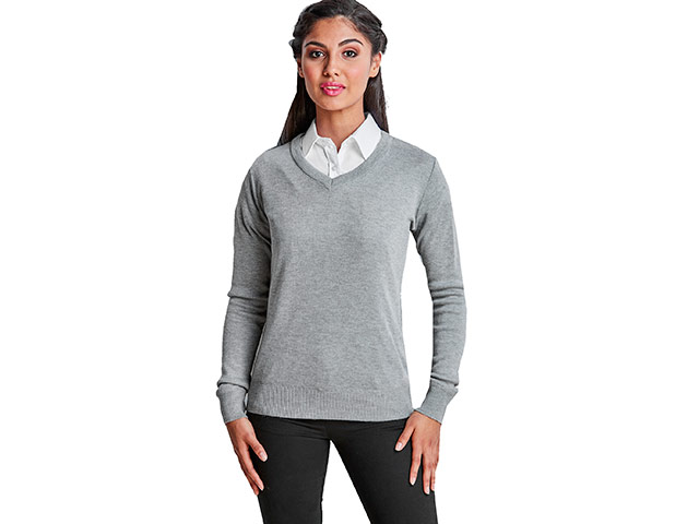 Ladies Long Sleeve Peru V-Neck Jersey