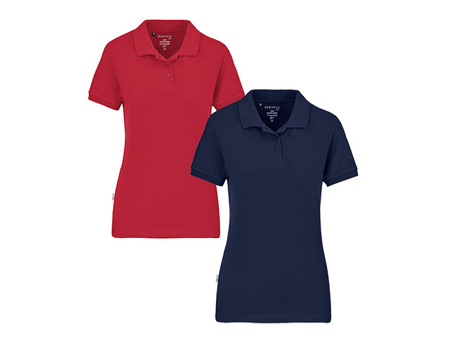 Ladies Okiyo Recycled Golf Shirt - Image 3