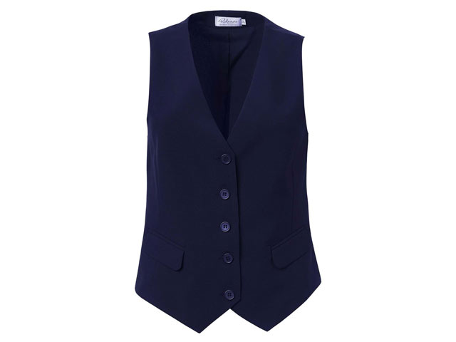Ladies Rolando Twill Polyester Dominique Waistcoat - Image 2