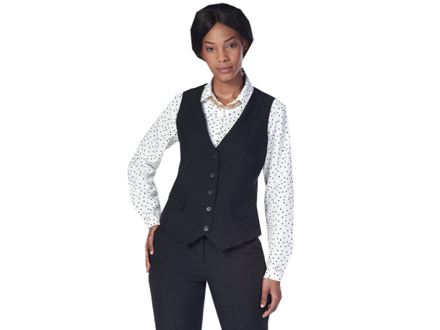 Ladies Rolando Twill Polyester Dominique Waistcoat