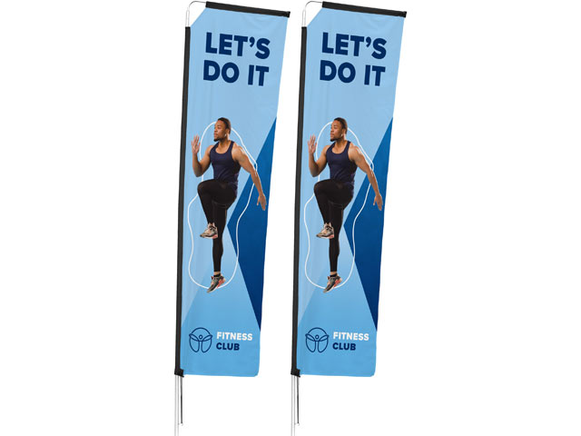 Legend 3M Telescopic Flying Banner (Set Of 2)