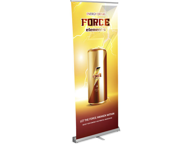 Legend Fabric Pull-Up Banner