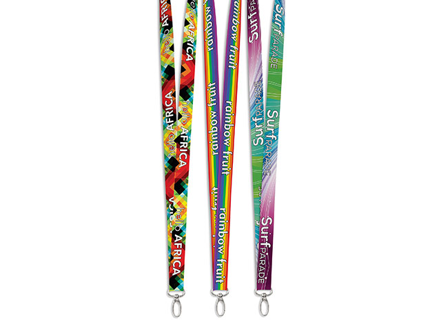 Lobster Clip Double-Sided Sublimation Petersham Lanyard