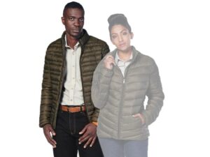 Men'S Calibre Quilted Faux Down Puffer Jacket