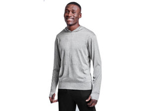 Mens Fitness Lightweight Hooded Sweater