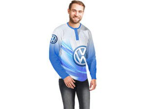 Mens Henley Long Sleeve T-Shirt