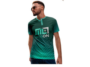 Mens Henley Short Sleeve T-Shirt