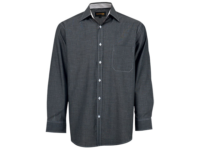 Mens Onyx Lounge Long Sleeve Shirt - Image 2