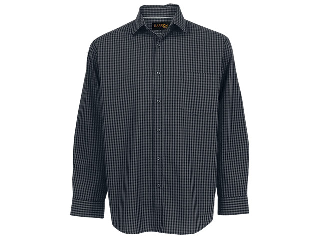 Mens Unity Check Lounge Long Sleeve Shirt - Image 2