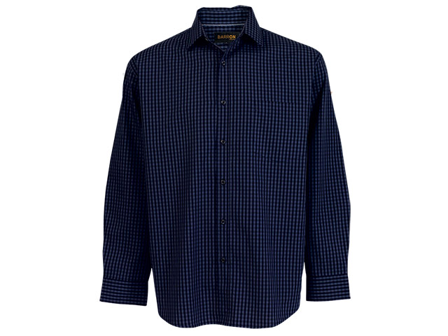 Mens Unity Check Lounge Long Sleeve Shirt - Image 4