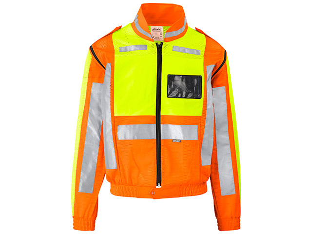 Metro Two-Tone Hi-Viz Reflective Zip-Off Jacket - Image 2