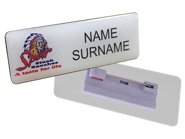 Name Badge Pin Clip - Std Size (70Mm X 30Mm)