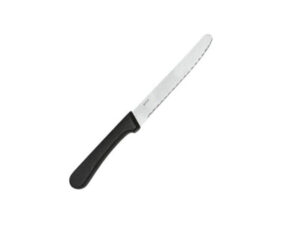 Nova Black Handle Steak Knife Round Tip