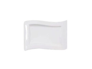 Nova Style Wave Rim Rect. Plate 33 Cm