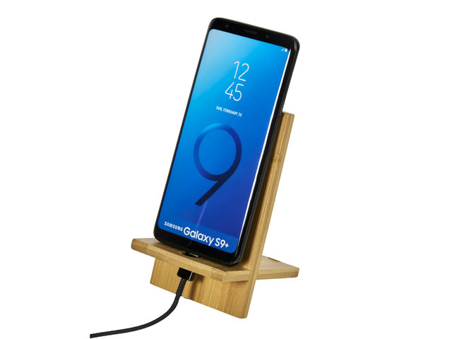 Okiyo Ekslens Bamboo Phone Stand