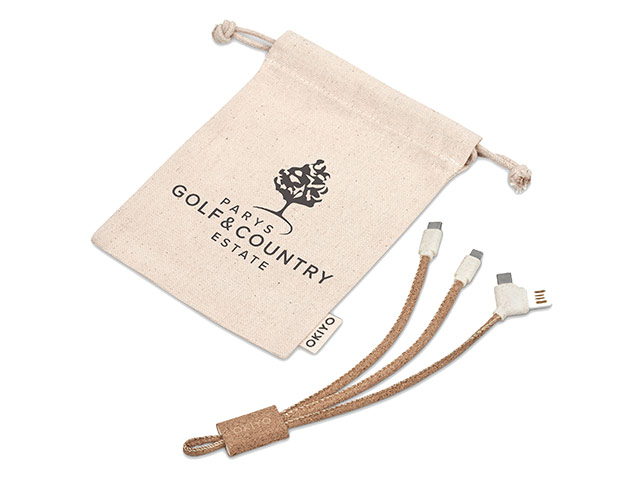 Okiyo Soshin Cork Tri-Cable