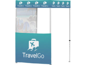 Ovation Sublimated Gazebo 1.5M X 1.5M - 1 Half-Wall Skin - 1 Full-Wall Skin