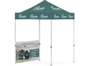 Ovation Sublimated Gazebo 2M X 2M - 1 Half-Wall Skin