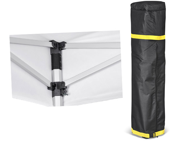 Ovation Sublimated Gazebo 2M X 2M Petite Frame - 3 Half-Wall Skins - 1 Full Wall Skin - Image 5