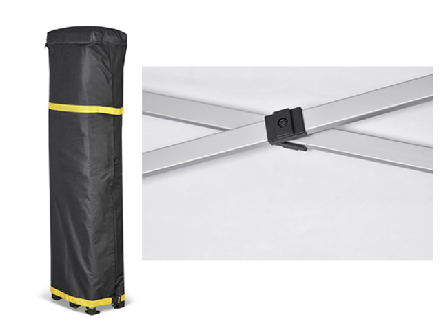 Ovation Sublimated Gazebo 6M X 3M - 1 Short Half-Wall Skin - 1 Long Full-Wall Skin - Image 5