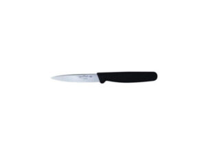 Paring Knife Serrated Black 90Mm