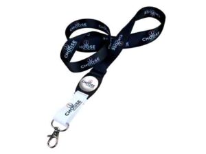 Polyester Sublimated Domed Lanyard