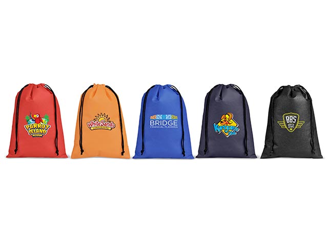 Quando Non-Woven Drawstring Pouch - Image 2
