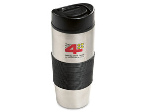 Ridge Stainless Steel And Plastic Double-Wall Tumbler - 450Ml
