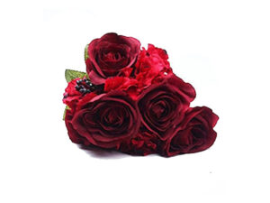 Rose Mix Bunch Red 30Cm